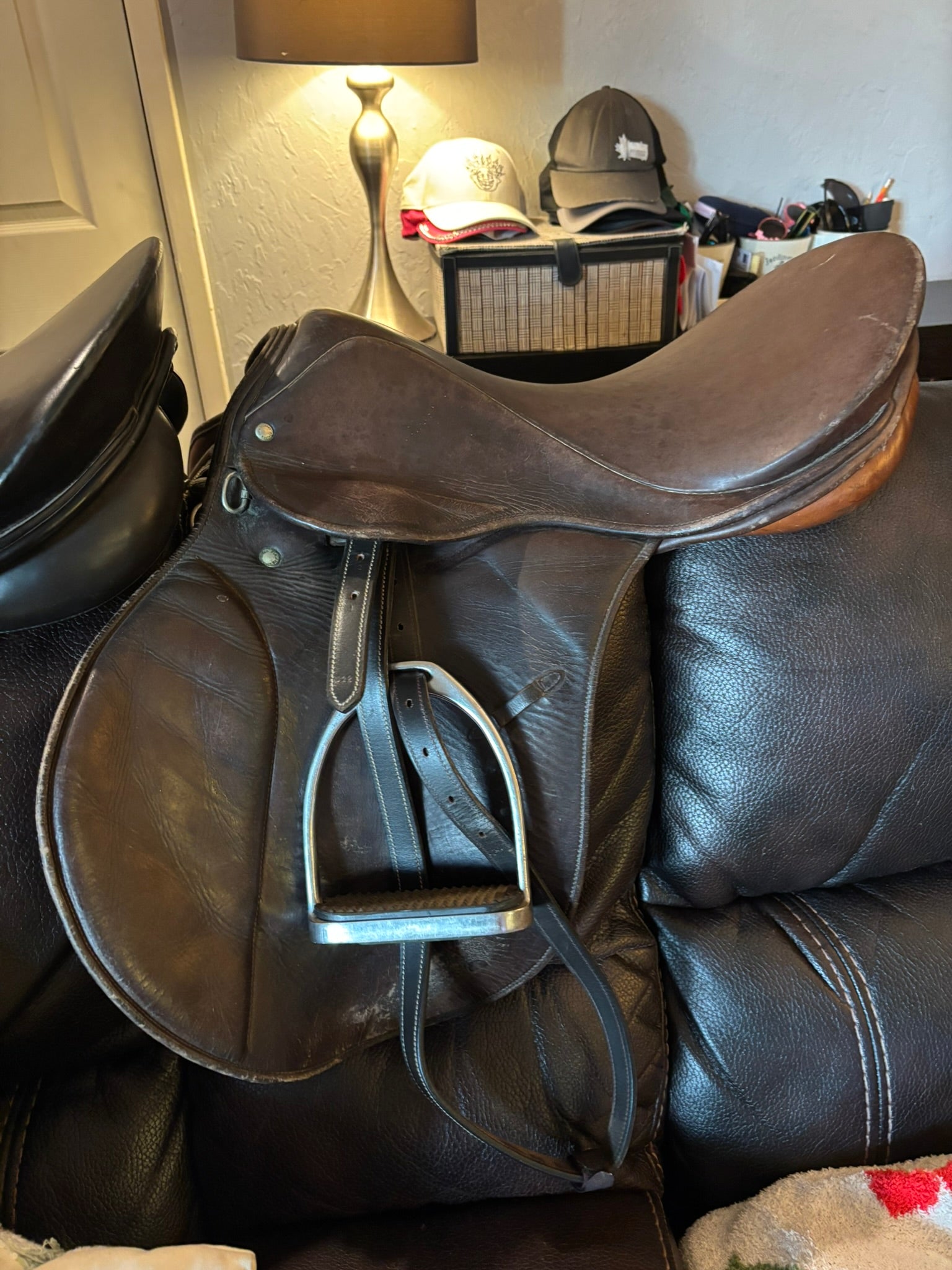 Stubben Parvizal Jumping Saddle - 17.5"