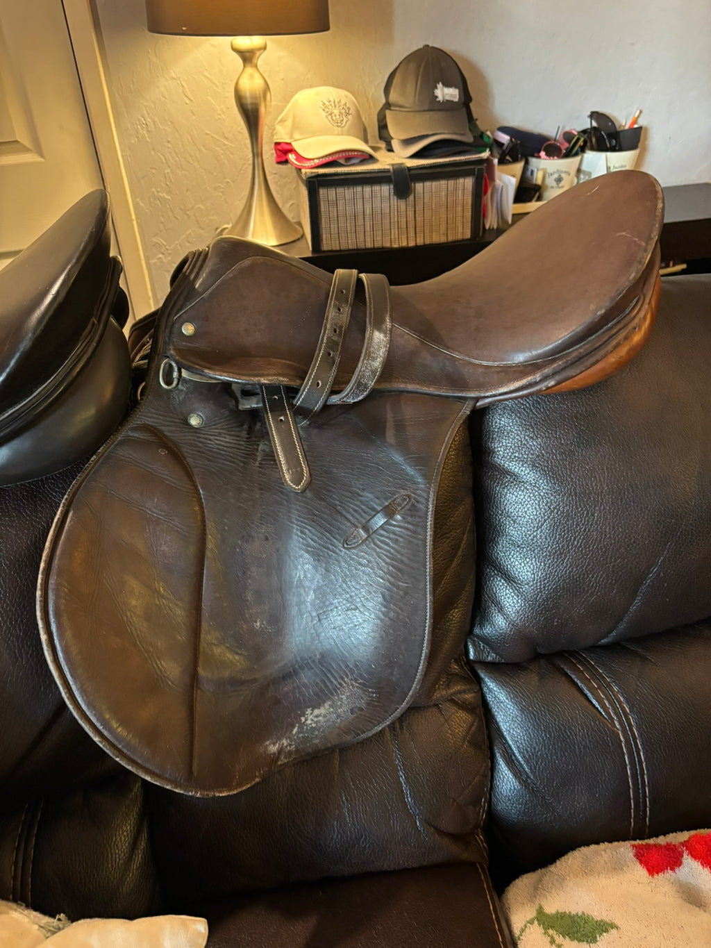 Stubben Parvizal Jumping Saddle - 17.5"